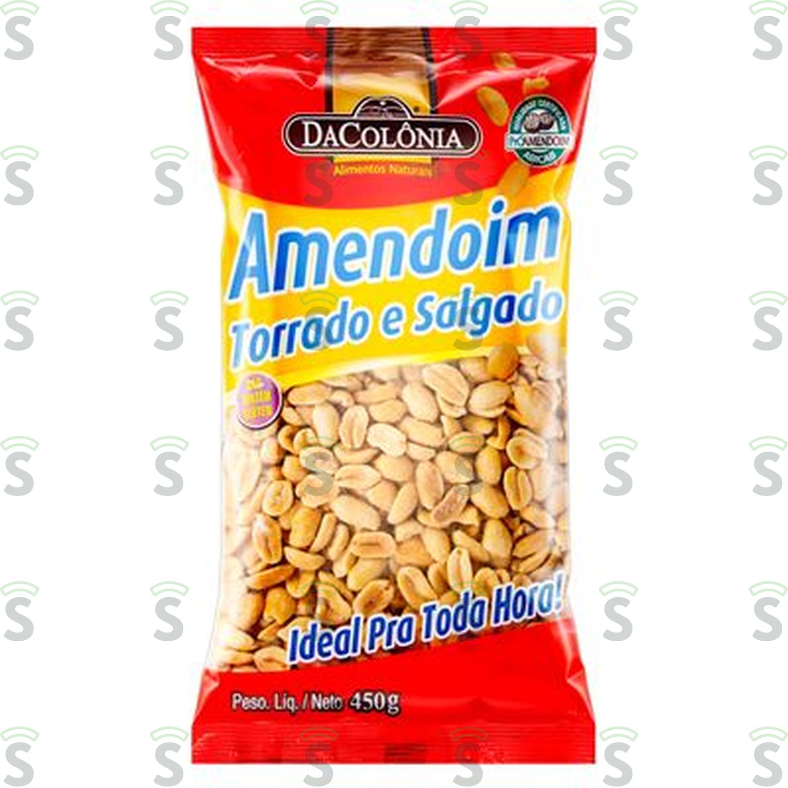 Amendoim Dacolônia Torrado E Salagado Pacote 450G