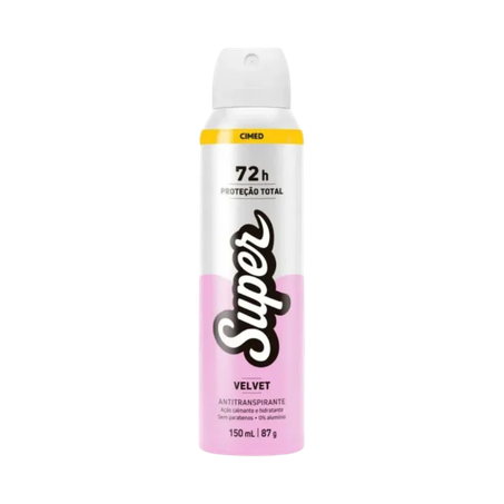Desodorante Super Valvet Aerossol 150ml 
 