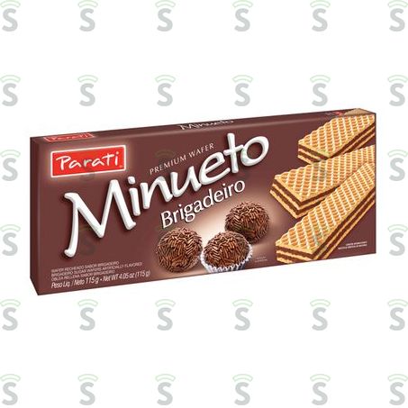  Parati-wafer Minueto 115g Brigadeiro
