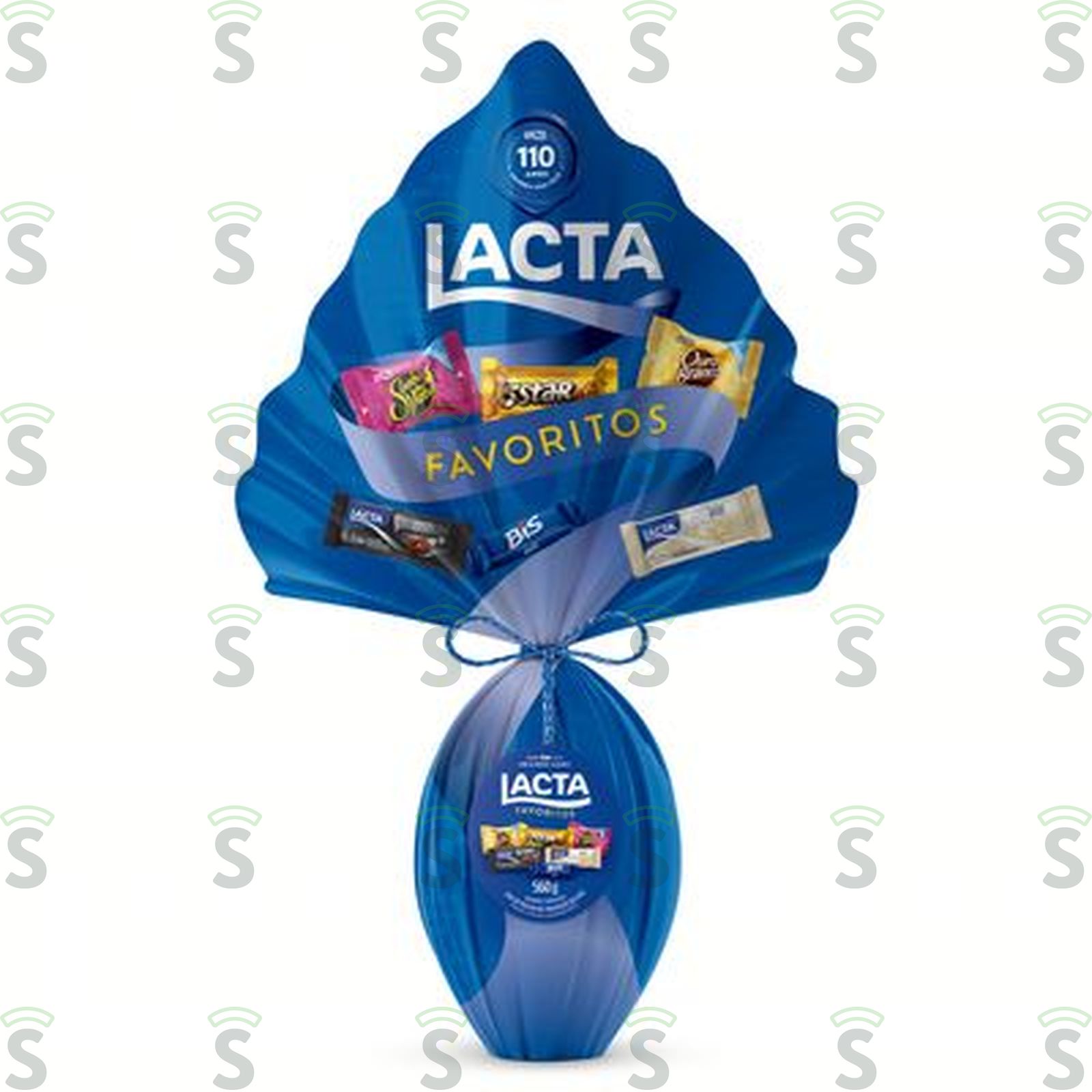 Ovo de Páscoa Lacta Favoritos N22 560G