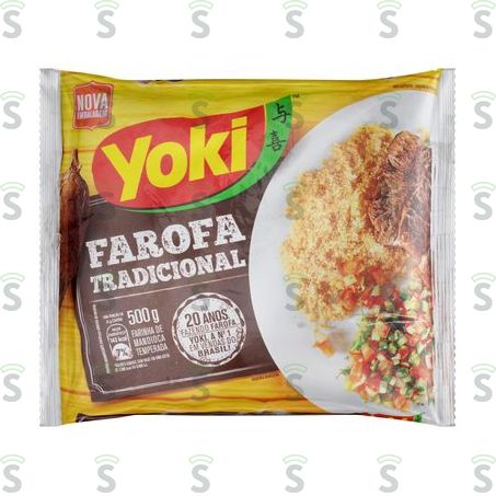  Farofa Pronta Yoki Temperada 500g