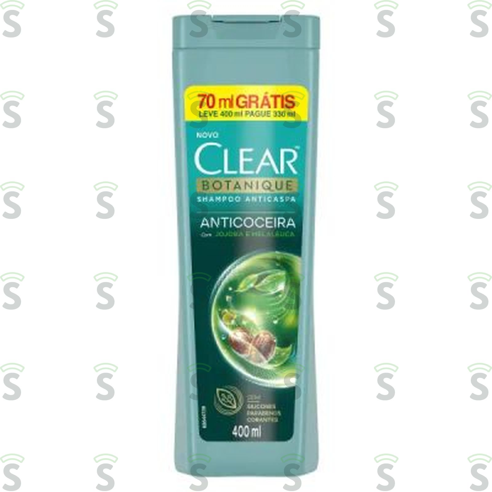 Shampoo Anticaspa Clear Botanique Anticoceira Frasco 400ml