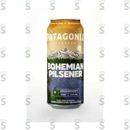 Cerveja Patagonia Bohemian Pilsener Lata 473ml