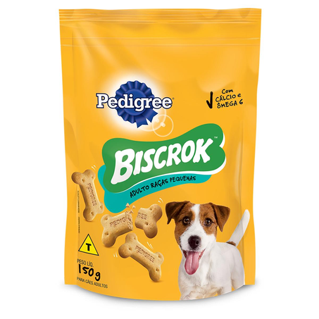 Biscoito Biscrock Pedrigree 150g - Raças Pequenas