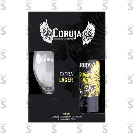  Kit Cerveja Coruja 1 Strix + 1 Taça 500ml