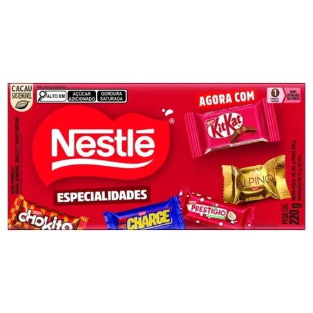 Bombom NESTLÉ Especialidades Caixa 220g