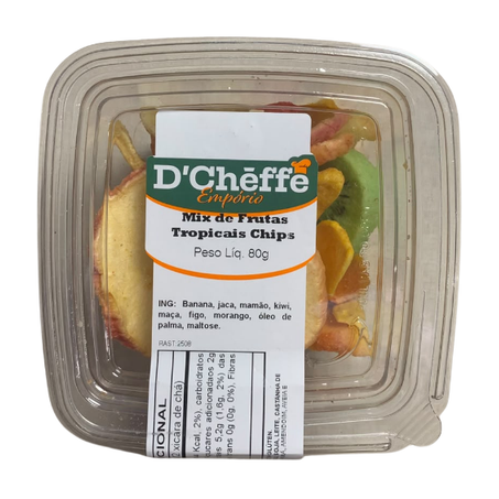 Mix de frutas tropicais chips d´cheffe 80g