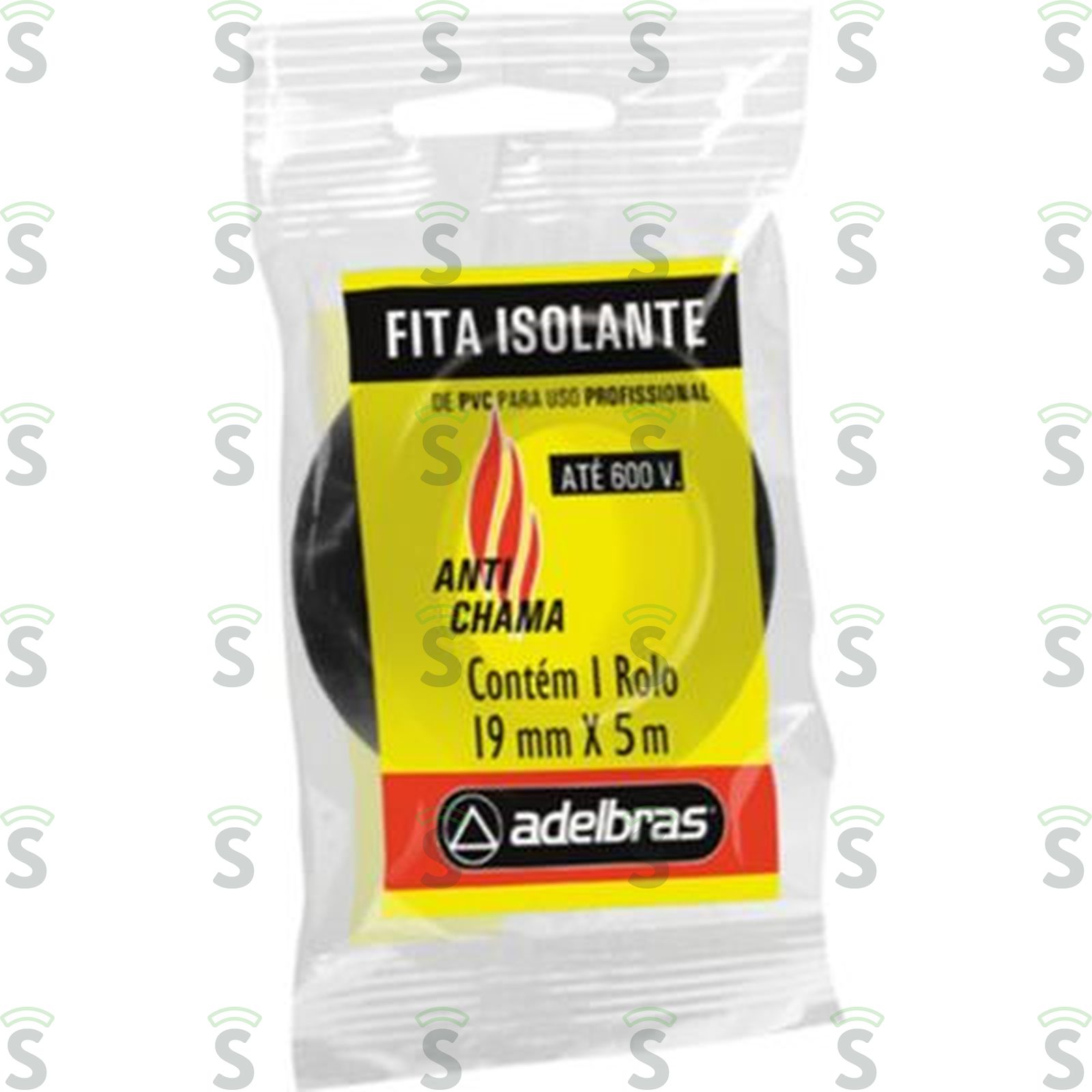 Fita Isolante Adelbras 19mm 5m Anti Chama Embalagem 1 Un