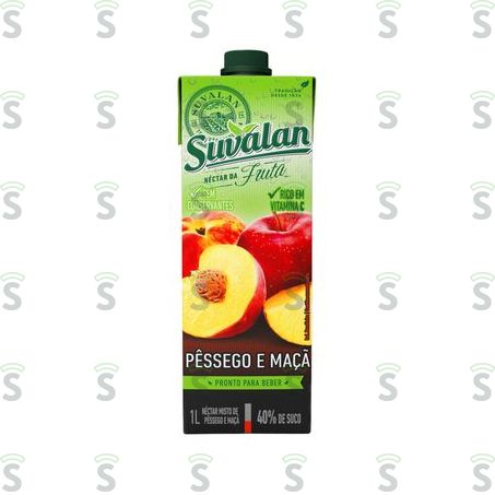  Suvalan-nectar Fruta 1lt Pessego Maca