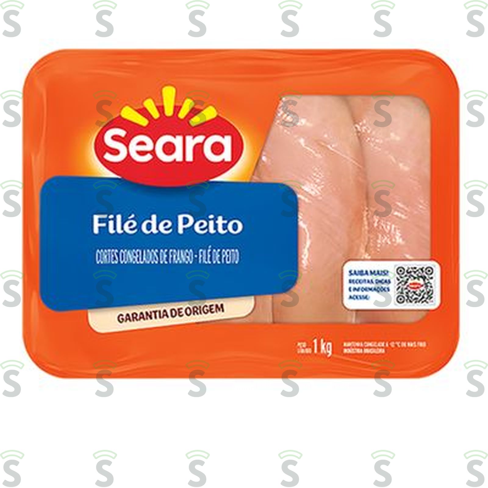 File de peito de frango seara bdj 1kg