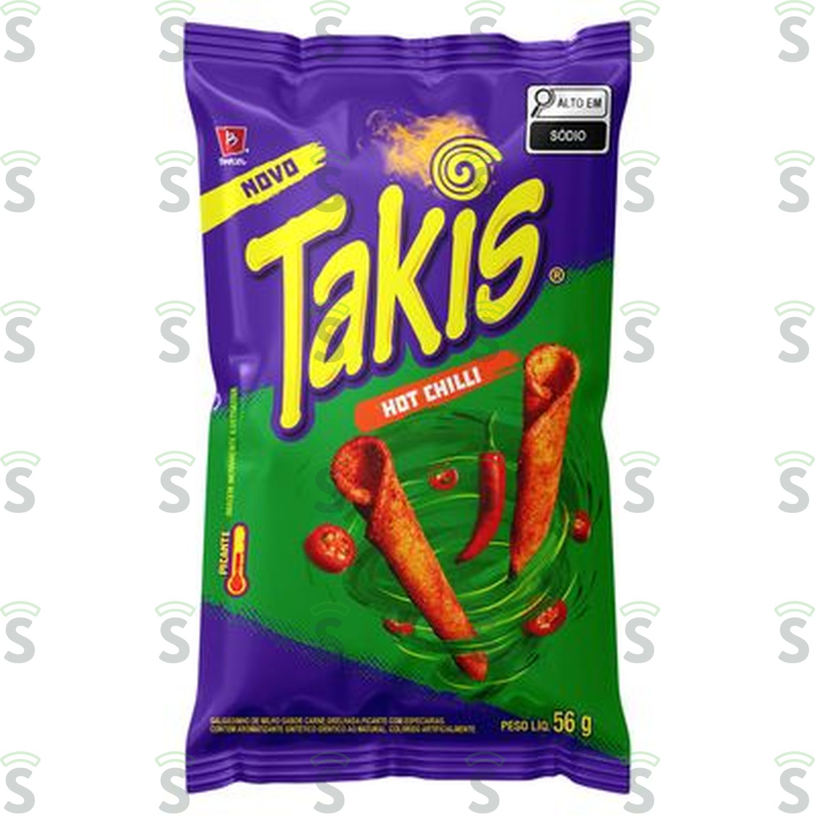 SALGADINHO TAKIS 56G HOT CHILLI