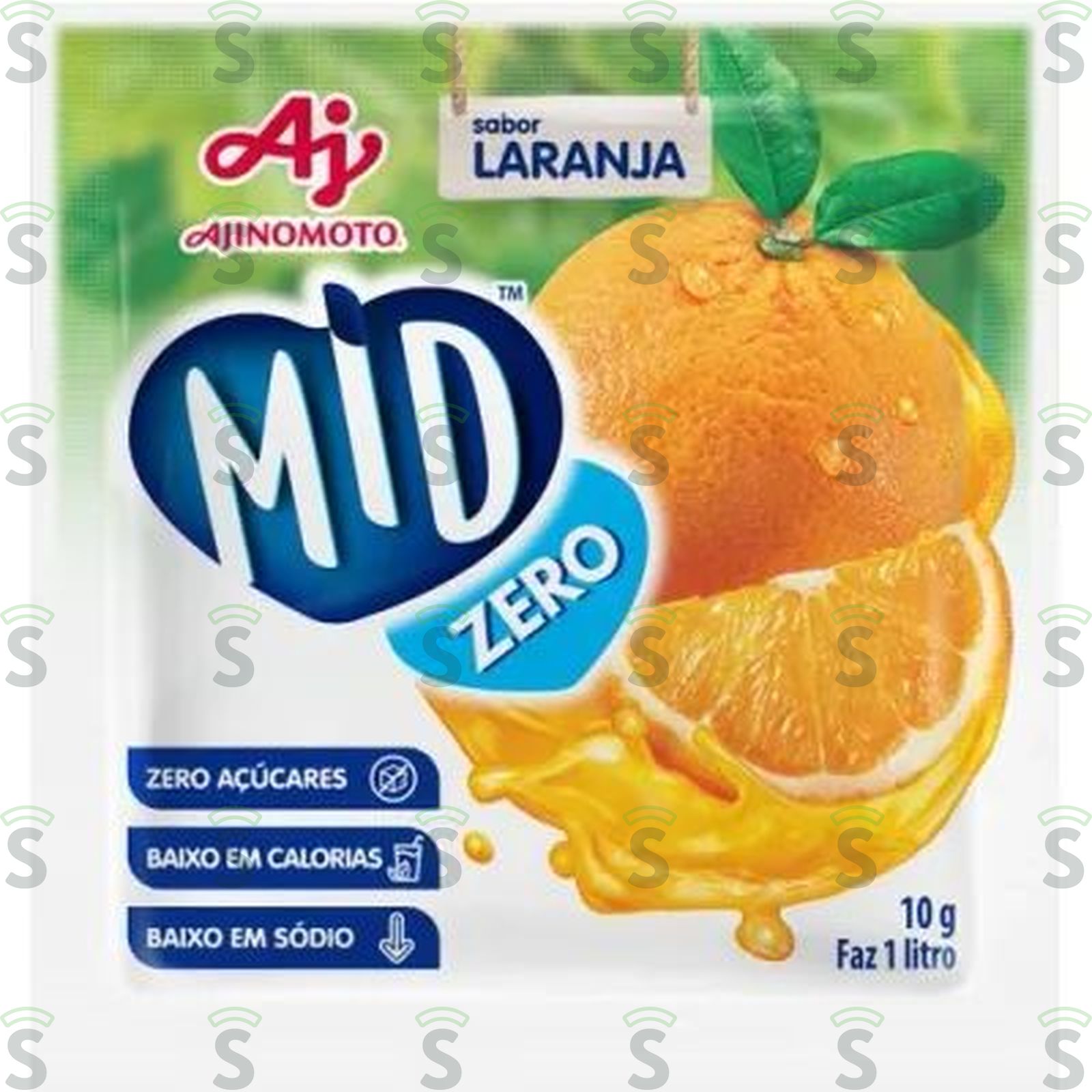Refresco em Pó Fit Laranja 10G