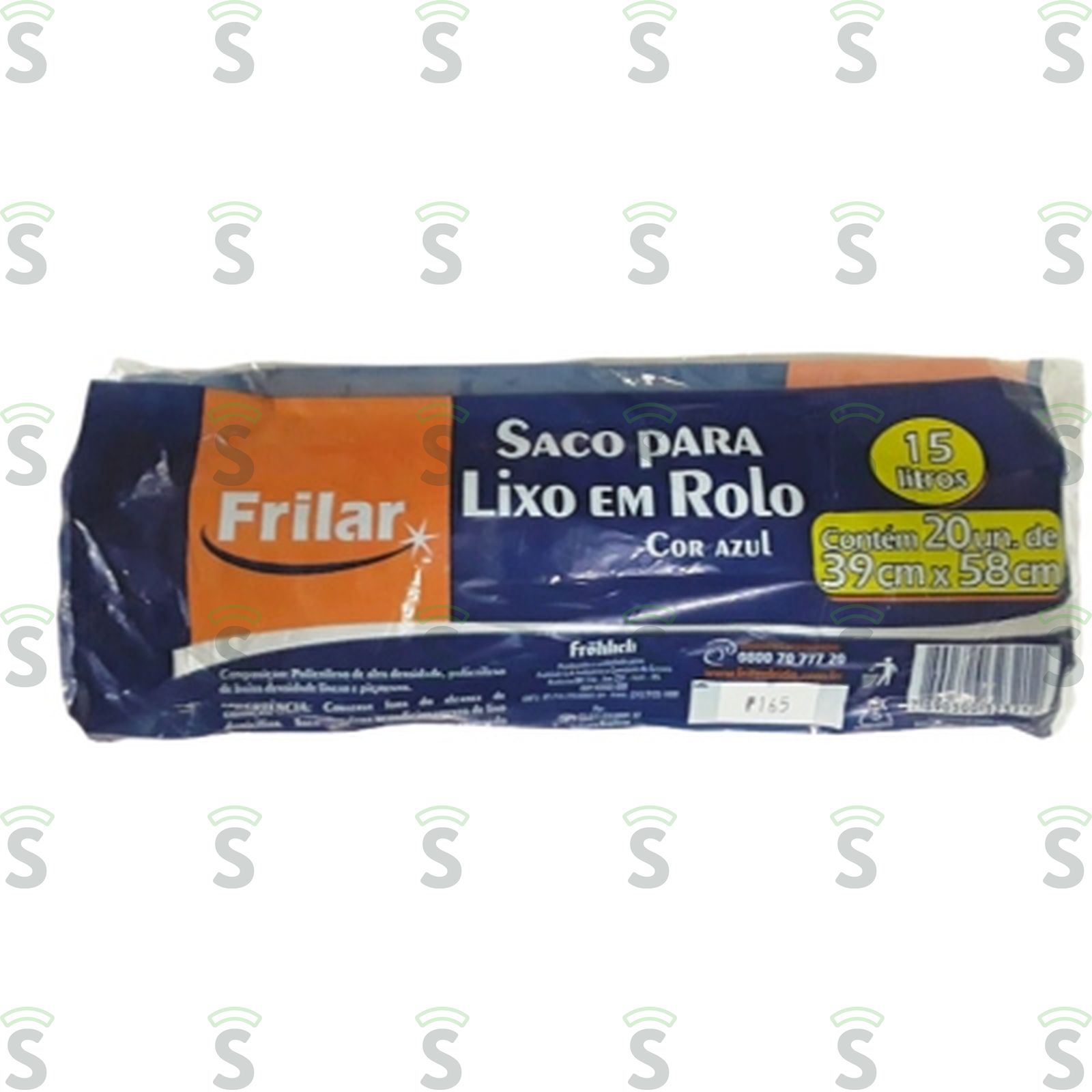 Frilar-saco lixo rolo 15l