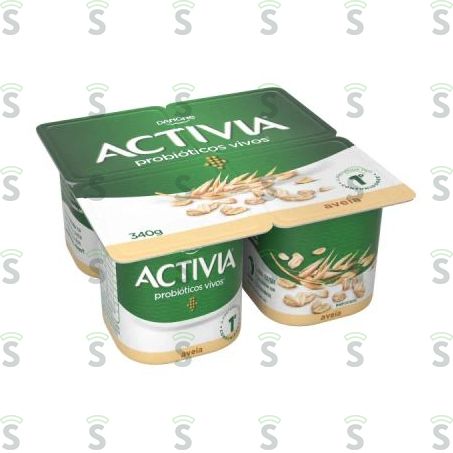  Activia Polpa 340g Aveia C/4