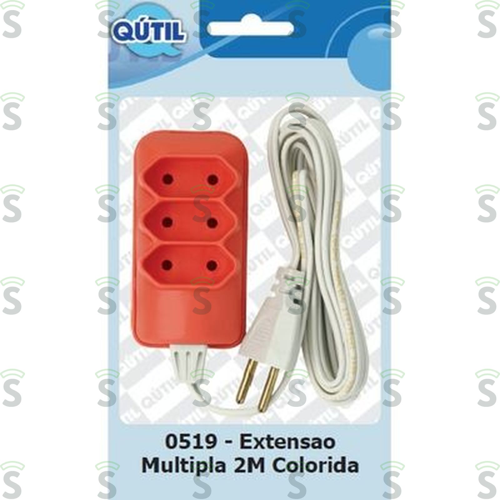 Extensao Q UtilM Multicolorida 2M