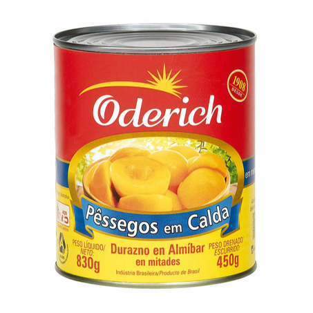 PÊSSEGO CALDA ODERICH ESPECIAL LT 450G