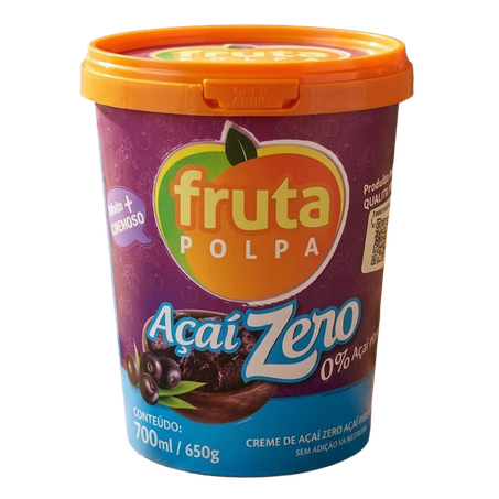 Fruta Polpa Açaí Tradicional Zero 650g