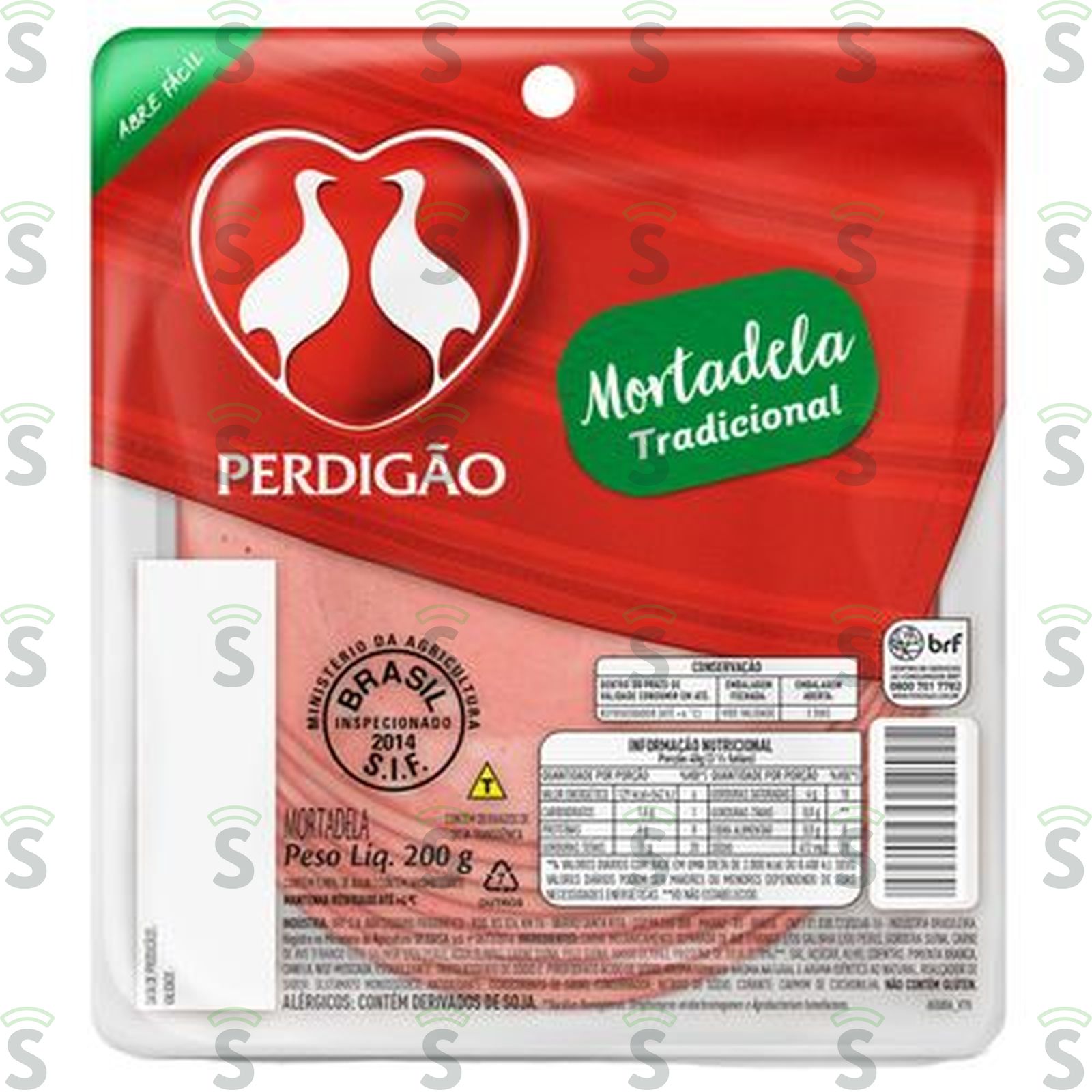 Mortadela Perdigão Tradicional Fatiada Embalagem 200G