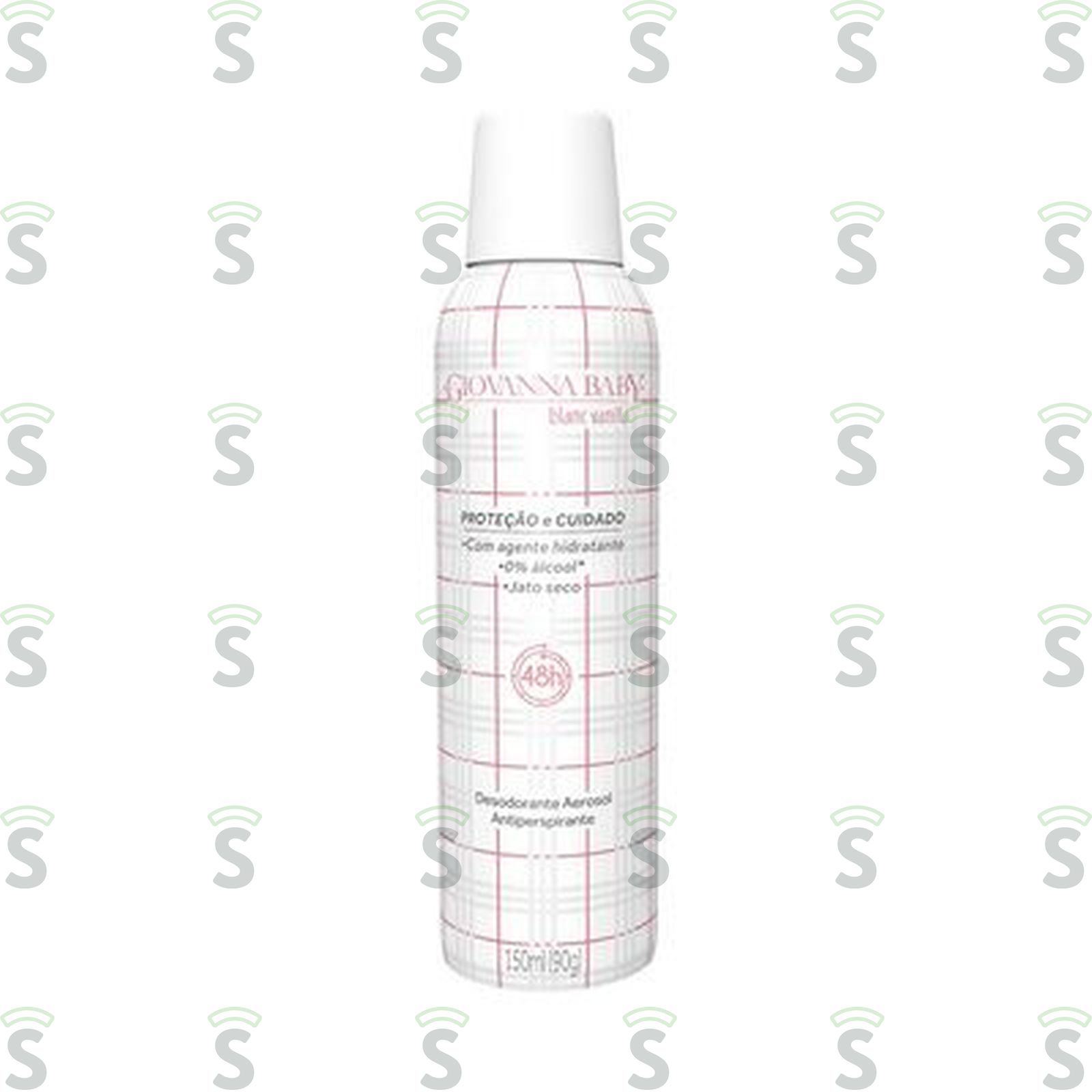 Desodorante Aerosol Antitranspirante Giovanna Baby Blanc Vanilla Frasco Spray 150ml