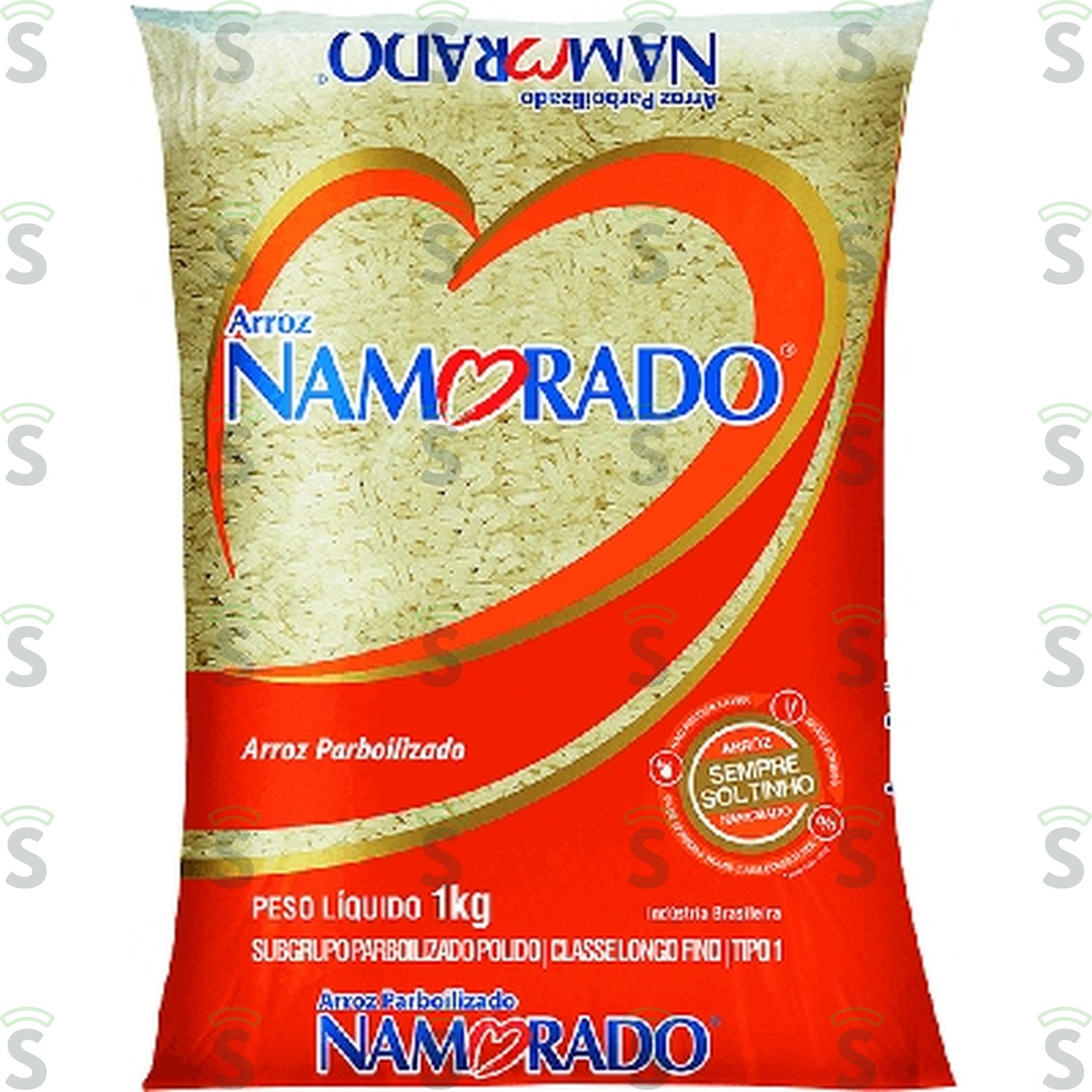 Arroz namorado parboilizado t1 1kg