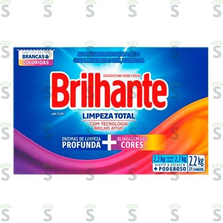  Brilhante-lava Roupas 2.2kg Limpeza Tota