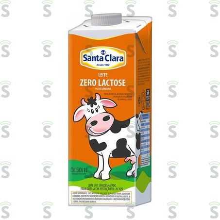 Leite Uht Santa Clara Zero Lactose Caixa 1lt