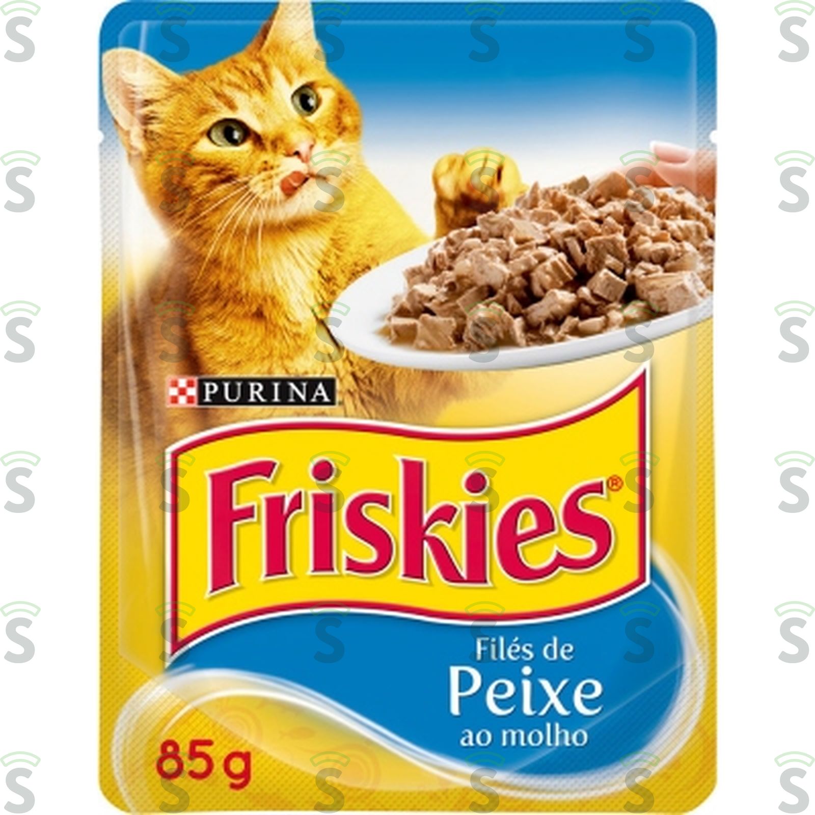 Alimento Para Gatos Friskies Adulto Filés de Peixe Ao Molho Sachê 85G