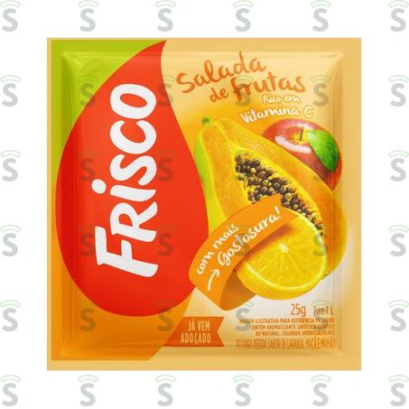  Refresco Em Pó Frisco Salada de Frutas 25g