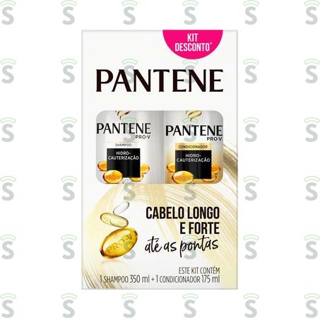  Kit Shampoo + Condicionador Pantene Hidro-cauterização Caixa Com 2un - 525ml