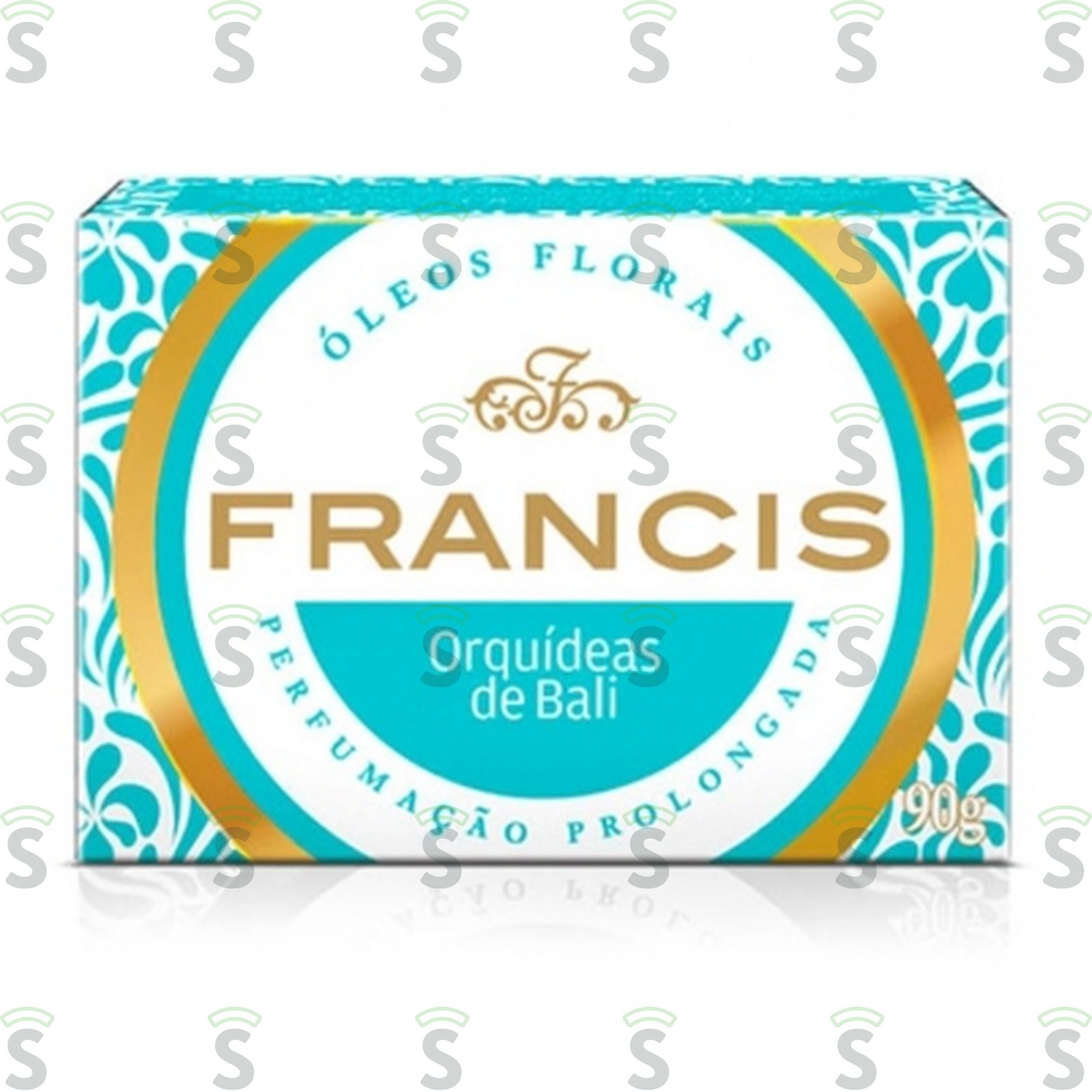 Sabonete Barra Vegetal Francis Orquídea e Quartzo Caixa 90gr