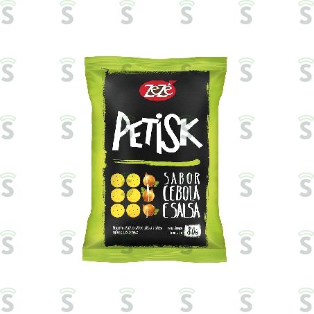  Zeze-biscoito Petisk 80g Cebola Salsa
