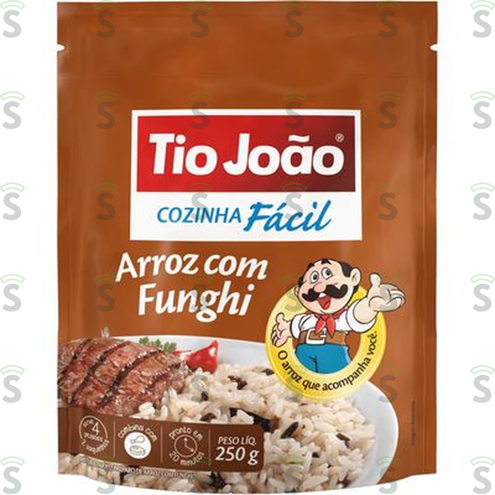 Arroz tio joao c.facil funghi 250g