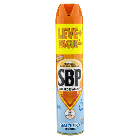 Inseticida Aerossol SBP 450ml - Noites Tranquilas - Leve Mais, Pague Menos