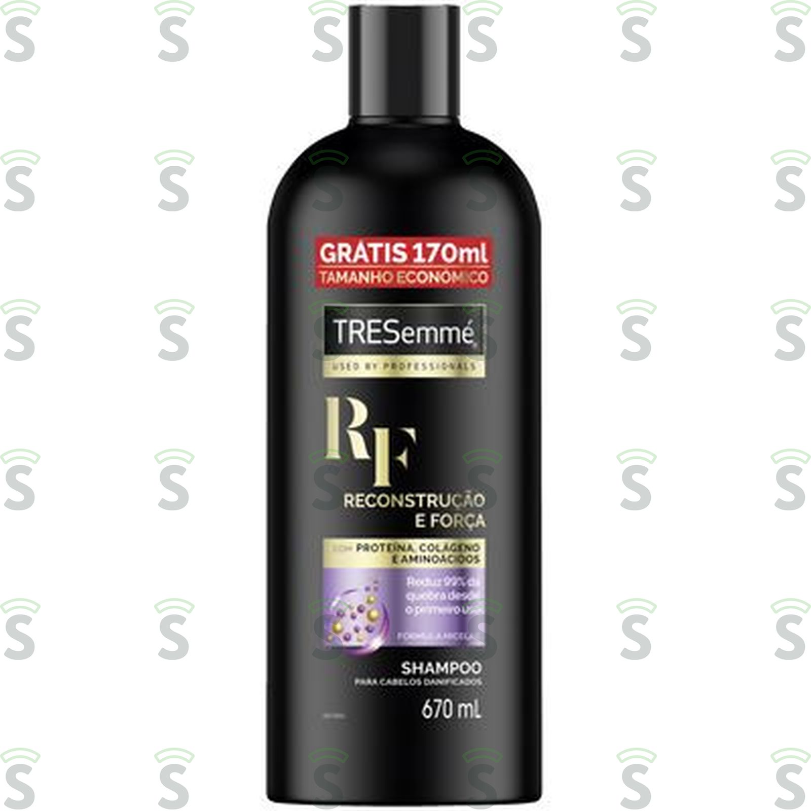 Shampoo Tresemmé Reconstrução e Força Frasco 670ml - Embalagem econômica