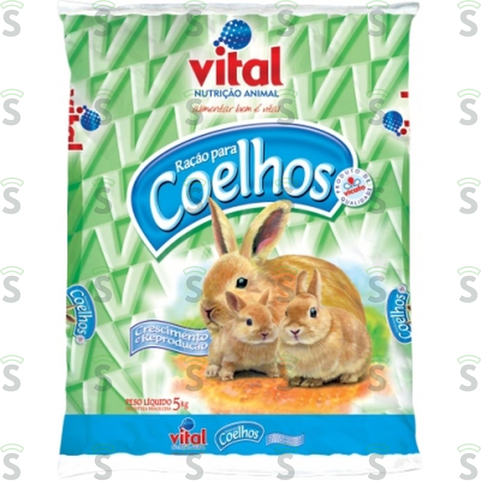 Vital-racao p/coelhos 5kg