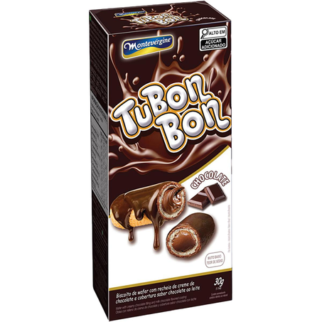 Tubon-bon Montevérgine  30g - Recheado - Chocolate