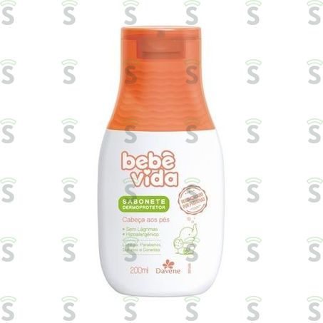  Sabonete Líquido Davene Bebê Vida 200ml