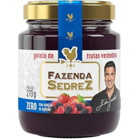 Geleia Fazenda Sedrez Zero Ftas Verm.250