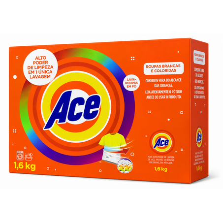 LAVA ROUPAS EM PÓ ACE 1.6 KG 