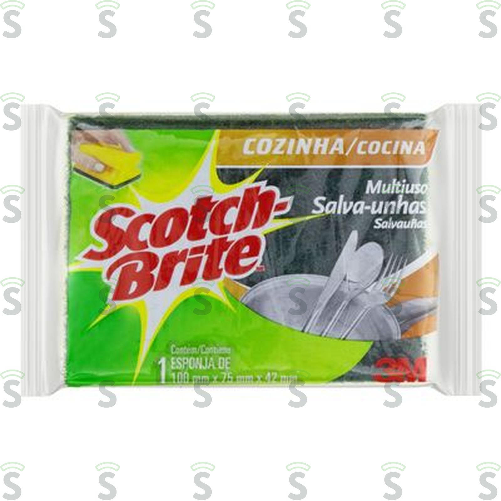 Esponja Scotch Brite Salva Unhas Embalagem 1UN