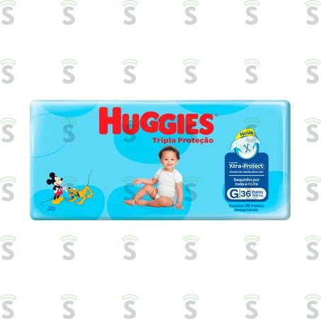  Fralda Huggies Tripla Ação 36un