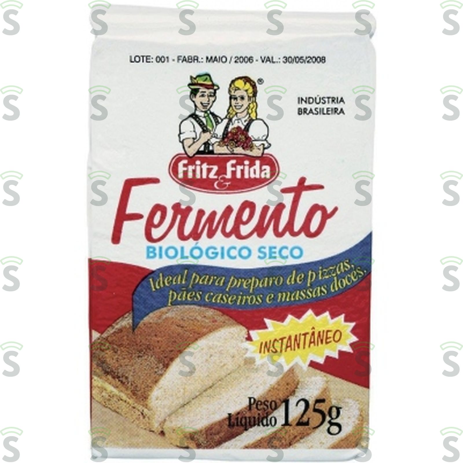 Fermento Fritz & Frida Instantaneo 125G