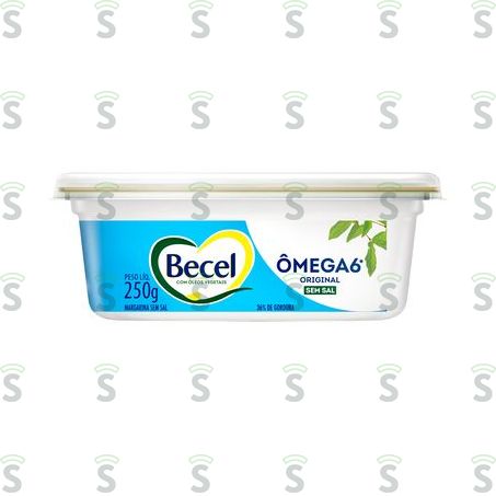 Becel-creme Vegetal 250g Omega 6 Sem Sal