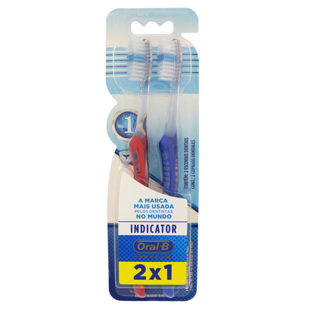 Escova Dental Oral-B Indicator Plus 40 - Leve 2, Pague 1 Escova