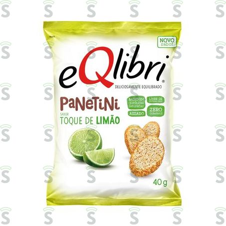  Snack de Trigo Toque de Limão Eqlibri Panetini Pacote 40g