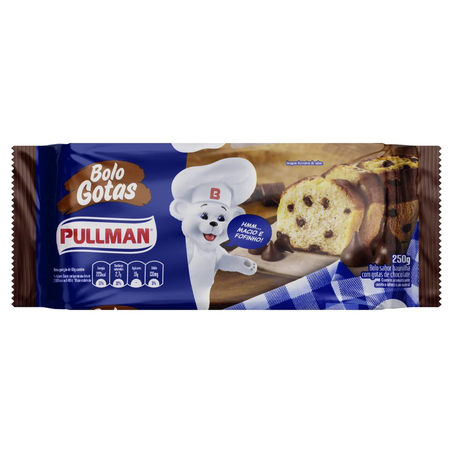 Bolo Pullman 250g - Gotas de Chocolate