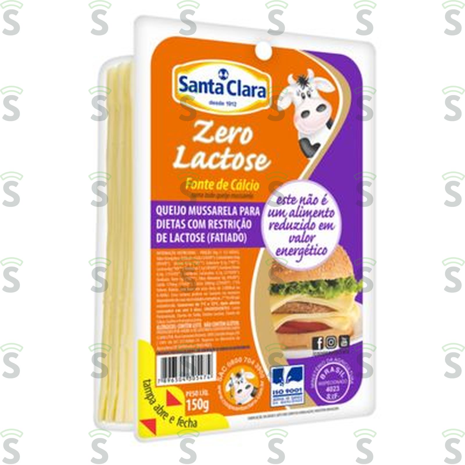 Queijo Mussarela Santa Clara Ze/la 150G