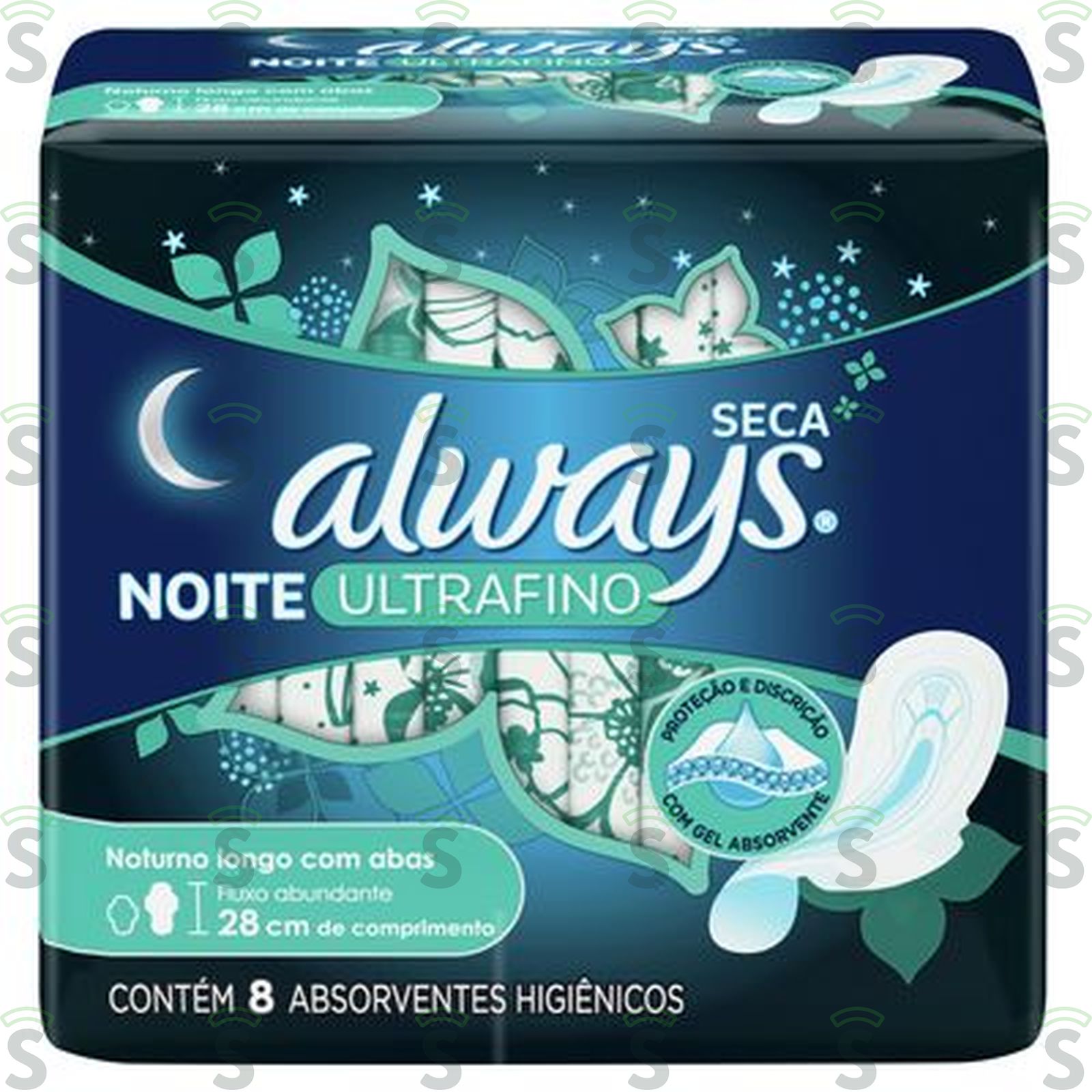 Absorvente Always Ultrafino Noites Tranquilas Seca com Abasidades 8UN