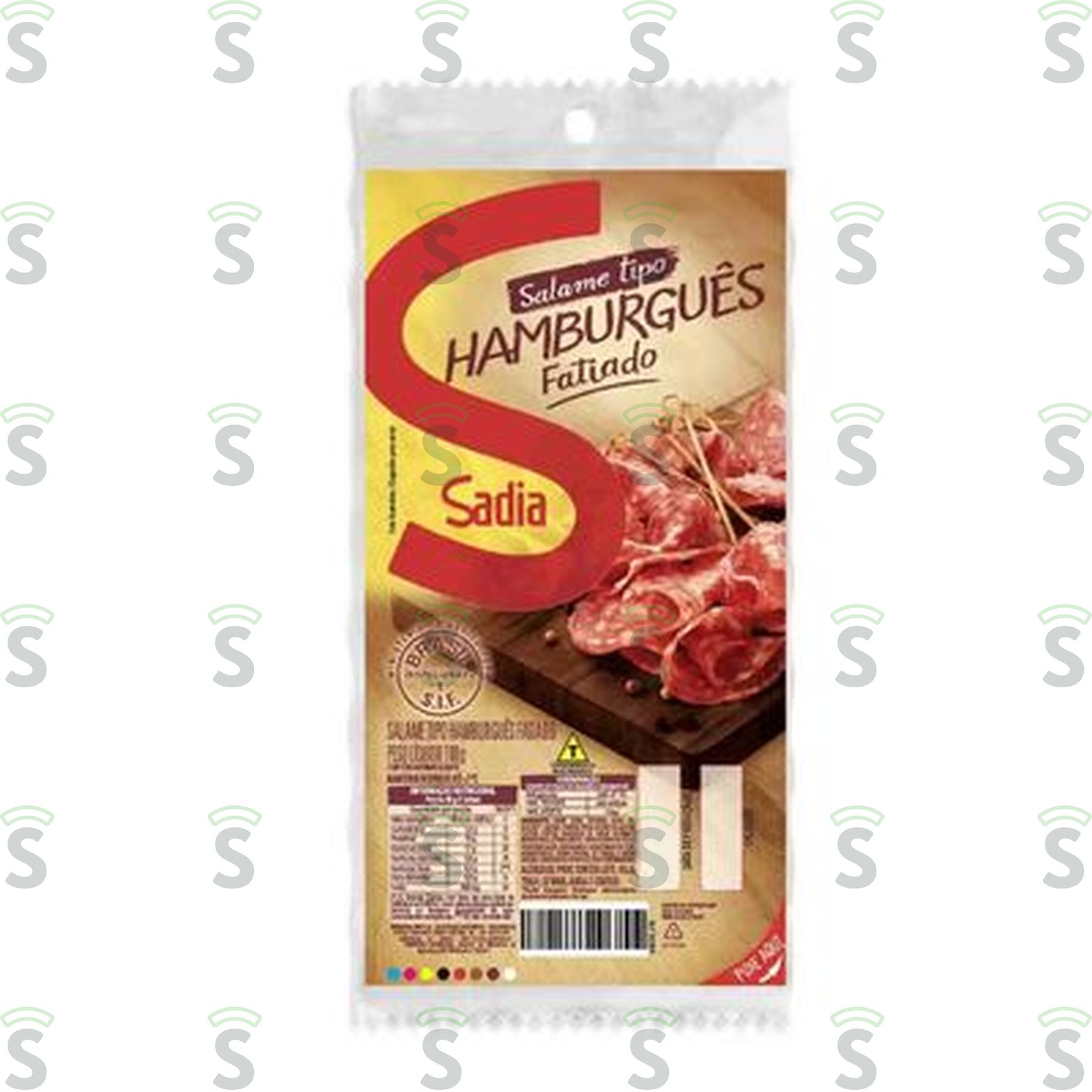 Sadia-salame fatiado 100g hamburgues