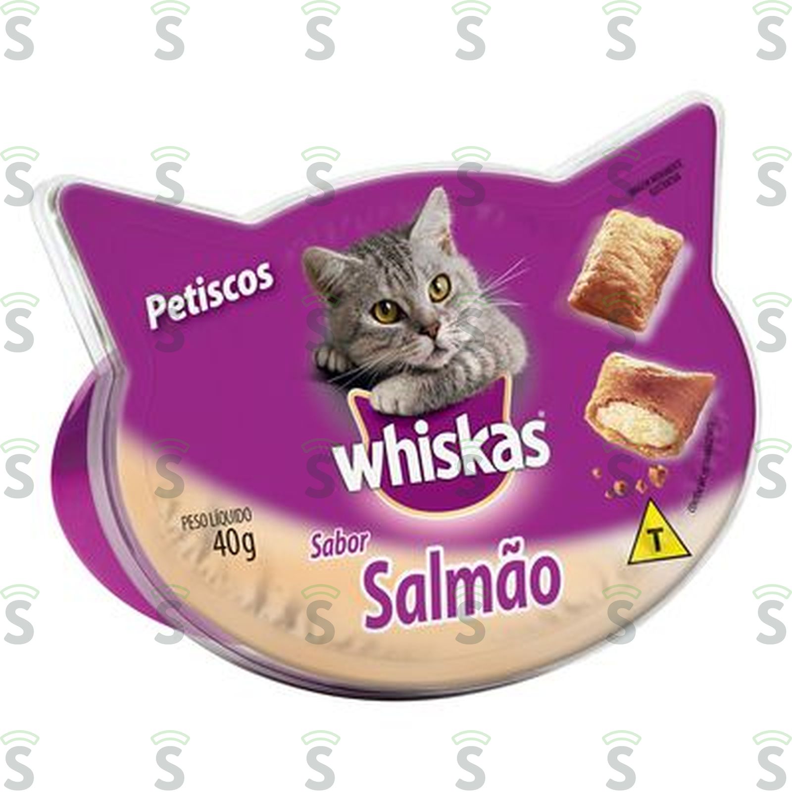 Petisco Para Gatos Adultos Whiskas Salmão 40G